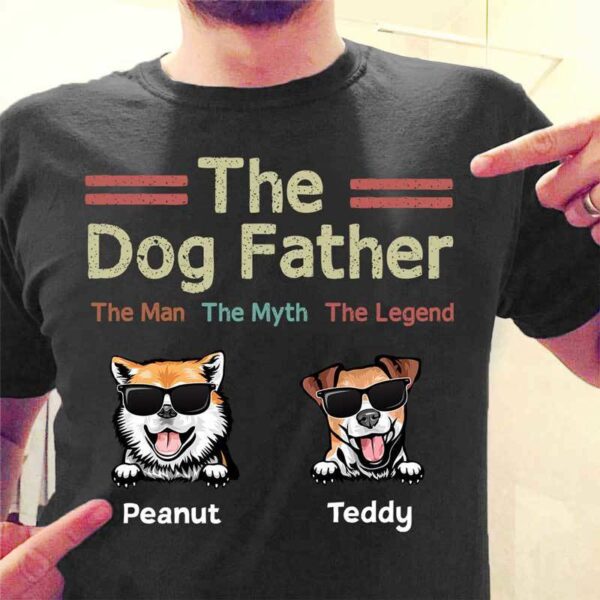 T-shirts The Dog Father Personalized Shirt Classic Tee / S / Dark Heather