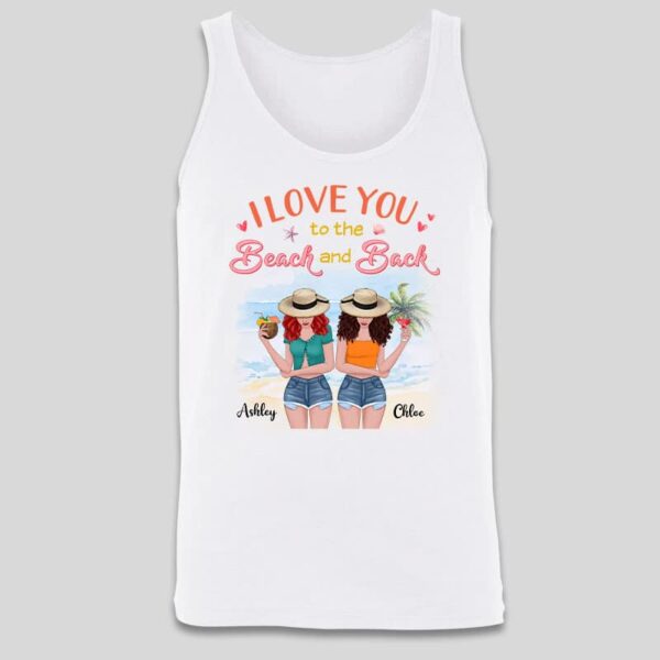Tank top Beaches Booze And Besties Personalized Tank Top