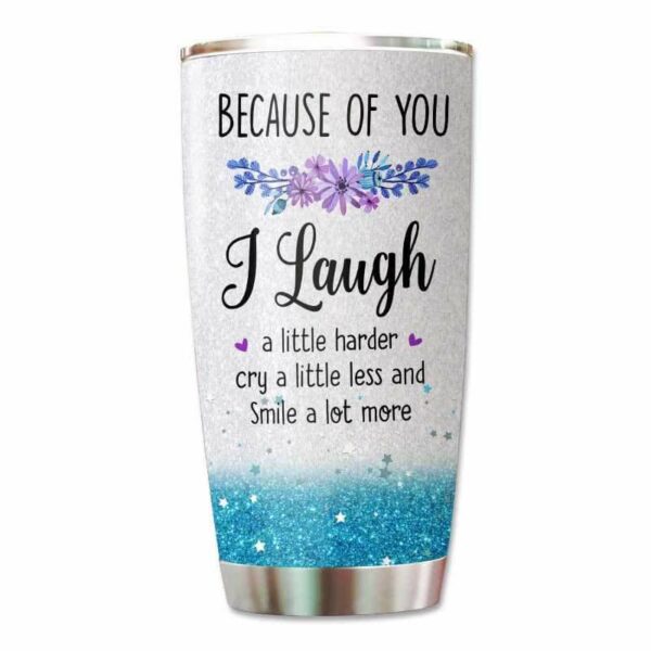 Tumbler Cool Besties Coloful Glitter Texture Personalized Tumbler 20oz