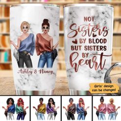 Tumbler Marble Texture Standing Fashion Besties Personalized Tumbler 20oz