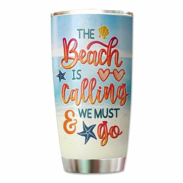 Tumbler The Beach Is Calling Summer Besties Personalized Tumbler 20oz