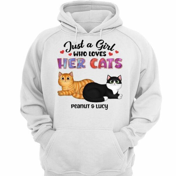 Hoodie & Sweatshirts All You Need Is Loaf Fluffy Cat Personalized Hoodie Sweatshirt Hoodie / White Hoodie / S