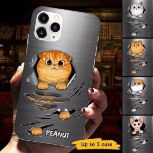 Phone Case Metal Scratch Cats Personalized Phone Case IPHONE / 12 PRO MAX